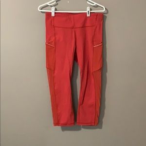 Lululemon Coral Crop Leggings